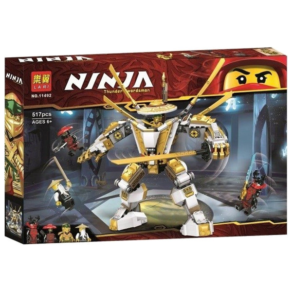 Конструктор LARI аналог Lego Ninjago 71702 Золотой робот