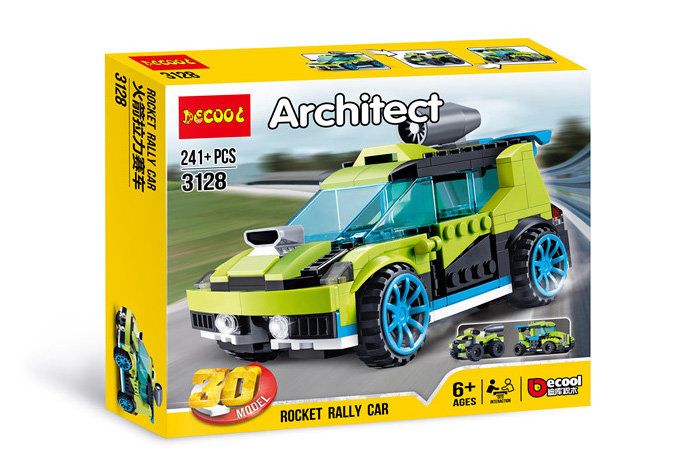 Конструктор Decool Гоночный транспорт (30 в 1)