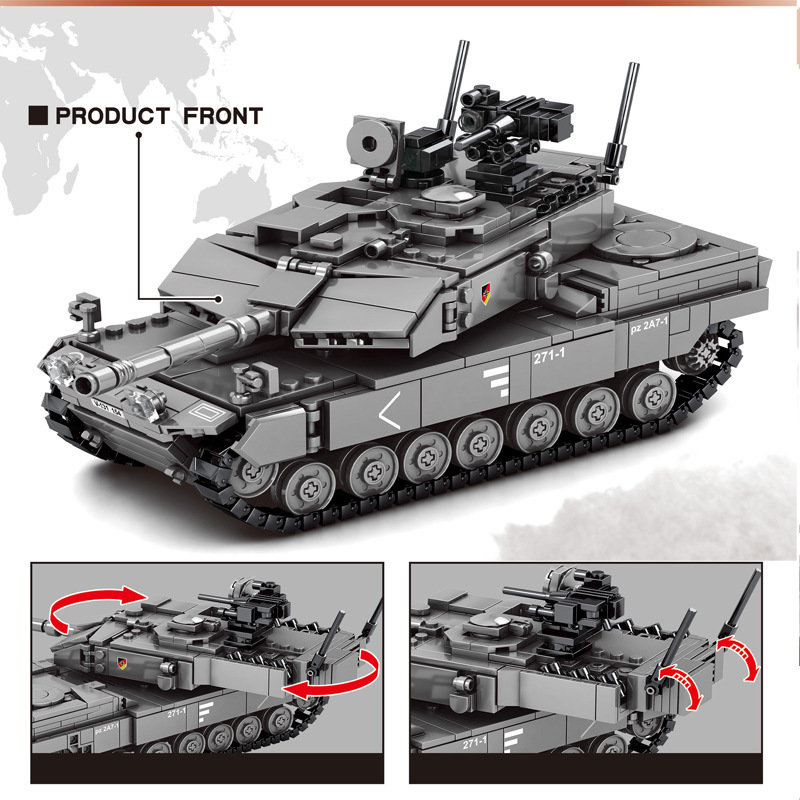 Конструктор Sembo Block (SY) Основной боевой танк Leopard 2A7+