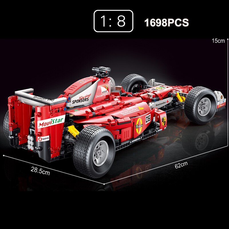 Конструктор TGL Болид Formula One (красный)