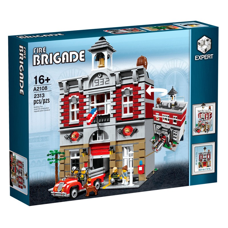 Конструктор аналог Lego Expert 10197 Пожарная команда