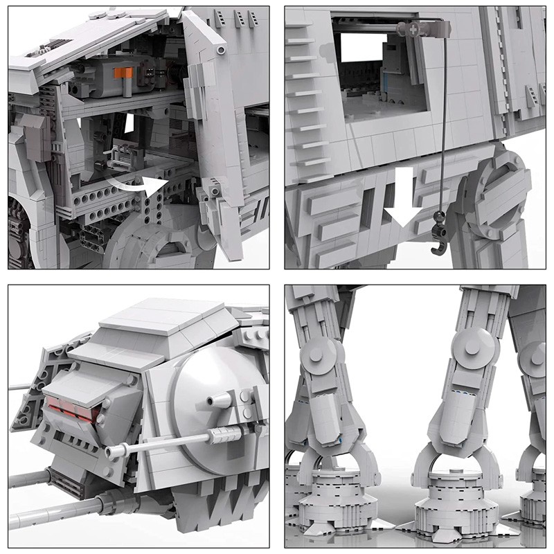 Конструктор Mould King Моторизированный шагоход AT-AT