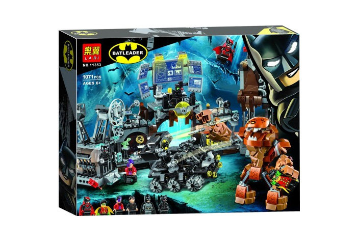 Конструктор LARI аналог LEGO 76122 Вторжение Глиноликого в бэт-пещеру