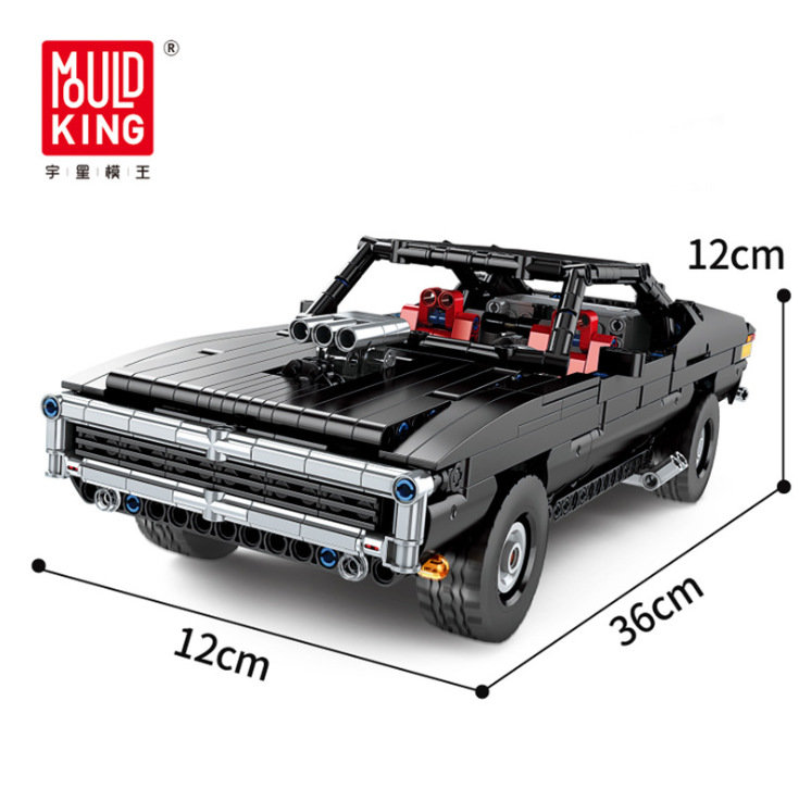 Конструктор Mould King Muscle Car Доминика Торетто на радиоуправлении