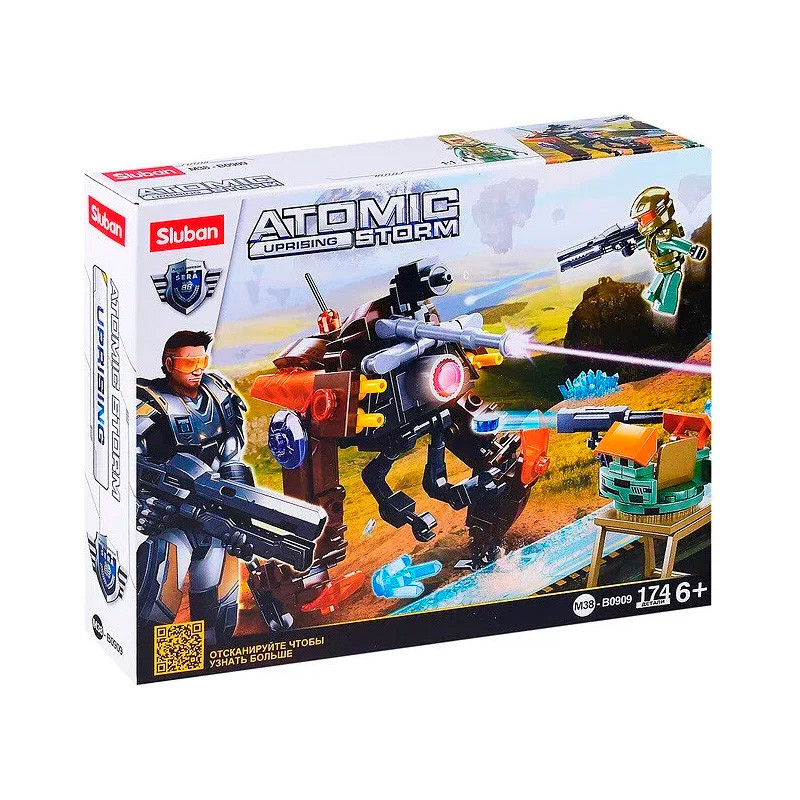 Конструктор Sluban Atomic Storm: Патрульный робот