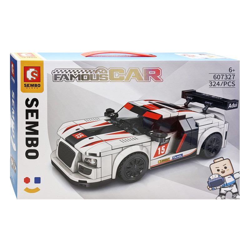 Конструктор Sembo Block Спорткар Audi R8