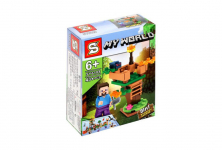 Конструктор SY My World Стив и домик на дереве
