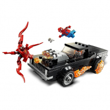 Конструктор аналог Lego Super Heroes 76173 Человек-Паук и Призрачный Гонщик против Карнажа