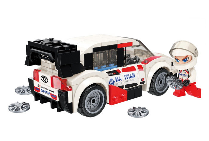 Конструктор Qman (Enlighten Brick) Спорткар Aurora WRC-11
