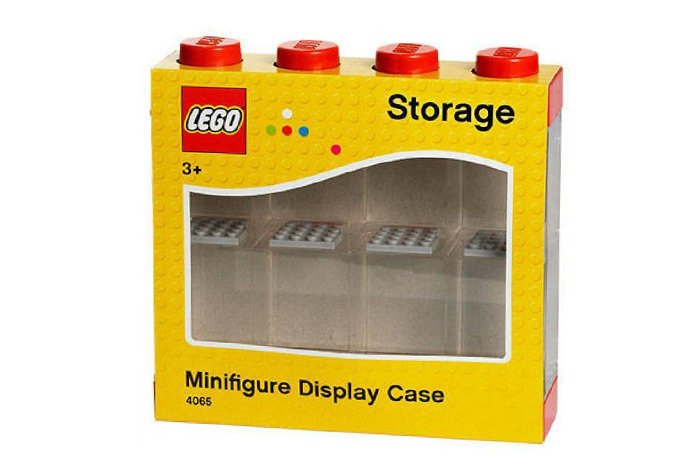 Дисплей для минифигур 8 шт - красный 40650001