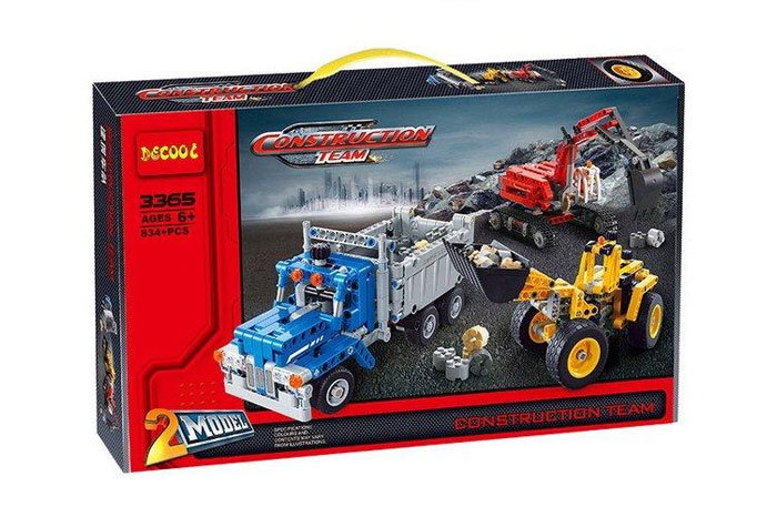 Конструктор Decool аналог LEGO 42023 Строительная команда