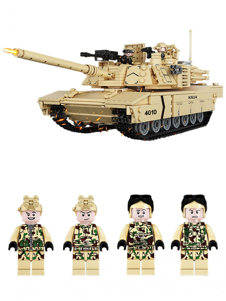 Конструктор Forange Block Основной боевой танк Abrams M1A2