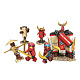 Конструктор BELA аналог Lego Ninjago 70680 Обучение в монастыре