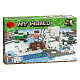 Конструктор BELA аналог Lego Minecraft Зимняя рыбалка