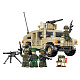 Конструктор Sembo Block Бронированный внедорожник Hummer M1114