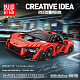 Конструктор Mould King Спорткар McLaren Senna