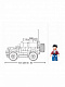 Конструктор Sluban Внедорожник TANK 300