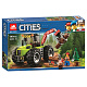Конструктор аналог Lego City 60181 Лесной трактор