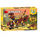 Конструктор BELA аналог LEGO 31073 Мифические существа (3 в 1)