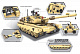 Конструктор Brick Battle Тяжелый танк Type 99
