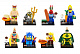 SY177BOX Губка Боб (Sponge Bob) комплект коллекционных минифигурок в боксе SY177BOX