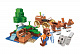 Конструктор аналог Lego Minecraft Сокровищница в лесу у водопада