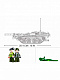 Конструктор Sluban Основной боевой танк Stridsvagn 103 (STRV103)