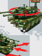 Конструктор KAZI Зенитная самоходная установка Gepard на радиоуправлении