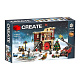 Конструктор BELA аналог LEGO 10263 Пожарная часть в зимней деревне