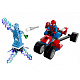 Конструктор BELA аналог Lego Super Heroes 76014 Трехколесный байк Человека-Паука против Электро