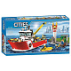 Конструктор BELA аналог Lego City 60109 Пожарный катер