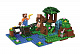 Конструктор BELA аналог Lego Minecraft Дрессировка обезьян