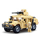 Конструктор Sluban Военный джип HUMMER H1