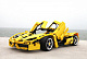 Конструктор Decool аналог Lego Technic Жёлтый спорткар Enzo Ferrari 1:10