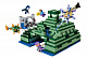 Конструктор LELE аналог Lego 21136 Подводная крепость