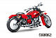 Конструктор Sembo Block Мотоцикл Harley Davidson