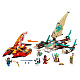 Конструктор аналог Lego Ninjago 71748 Морская битва на катамаране