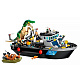 Конструктор аналог Lego Jurassic World 76942 Побег барионикса на катере