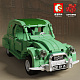 Конструктор Sembo Block Пекинский автомузей: Citroen 2CV