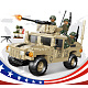 Конструктор Sembo Block Бронированный внедорожник Hummer M1114