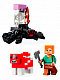 Конструктор аналог Lego Minecraft 21179 Грибной дом