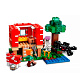 Конструктор аналог Lego Майнкрафт 21179 Грибной дом